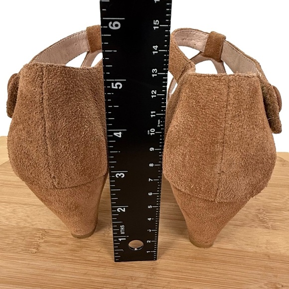 Sacha London Valeria Suede T-Strap Mary Jane Platform Heels – Size 6 - Picture 12 of 13